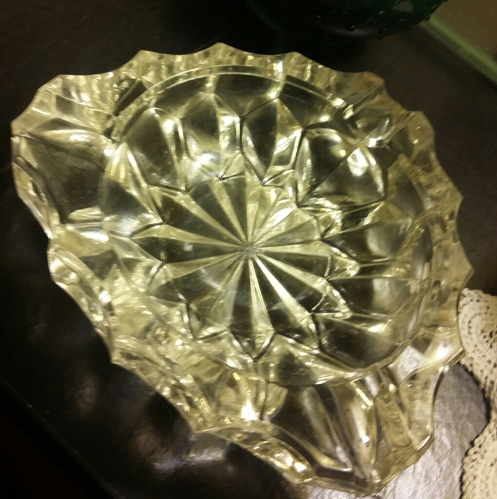 Vintage Crystal ashtray